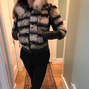 Tunali leather&fur jacket